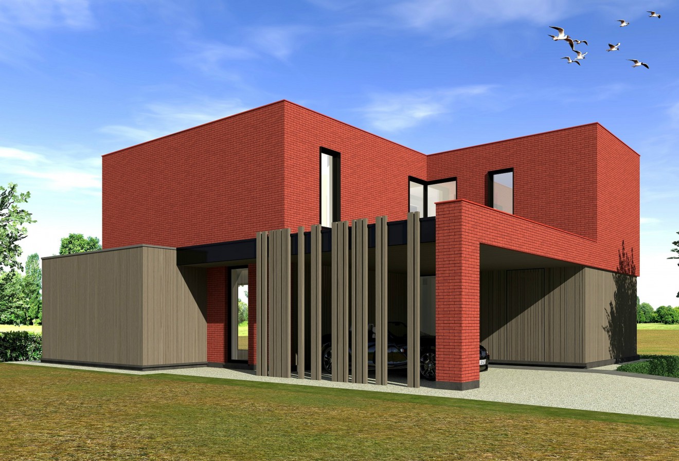 Architect- en ingenieursbureau Andries & Vuylsteke - Nieuwbouwwoning Zingem