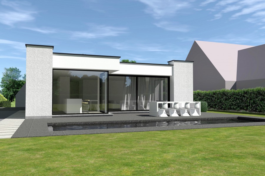 Architect- en ingenieursbureau Andries & Vuylsteke - nieuwbouwwoning in Aaigem